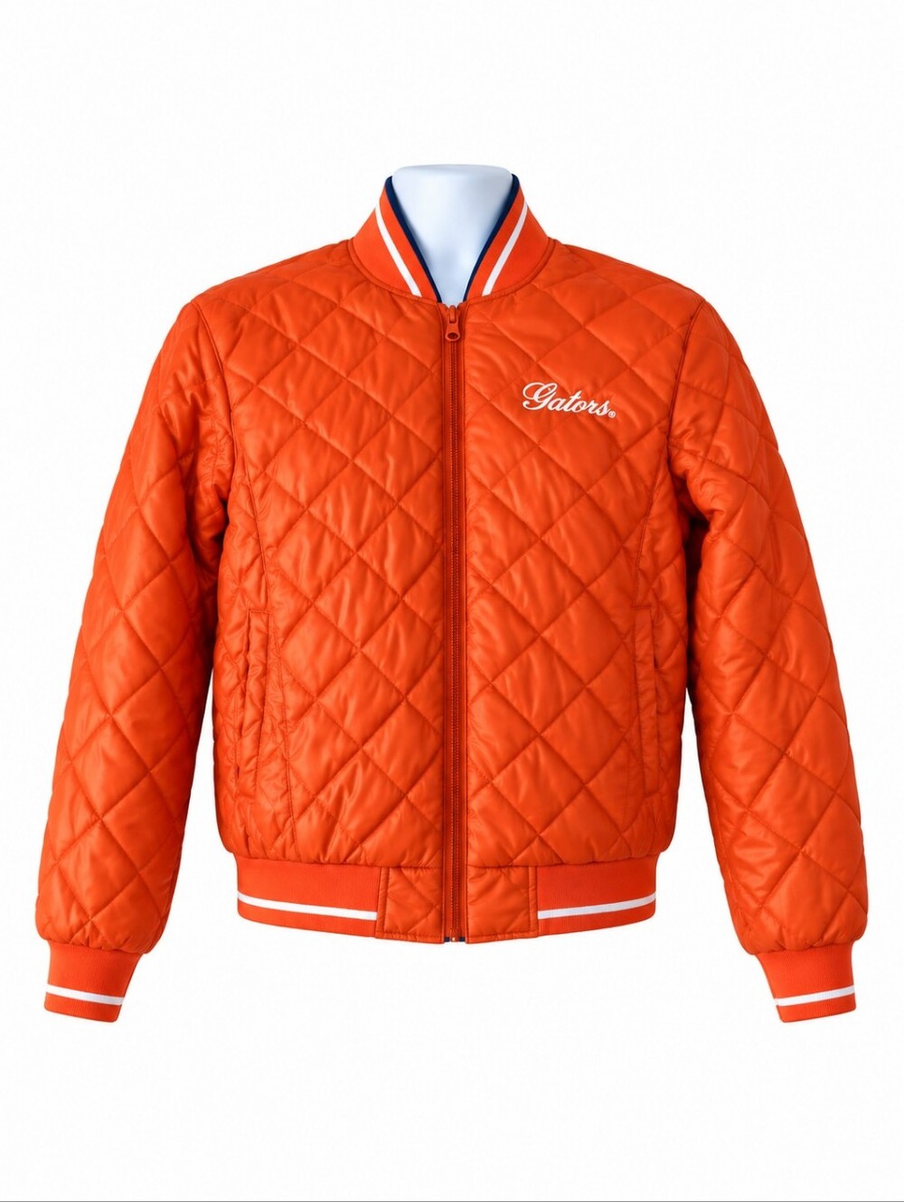University of Florida UF Gators Quilted Reversible Bomber Jacket size Medium